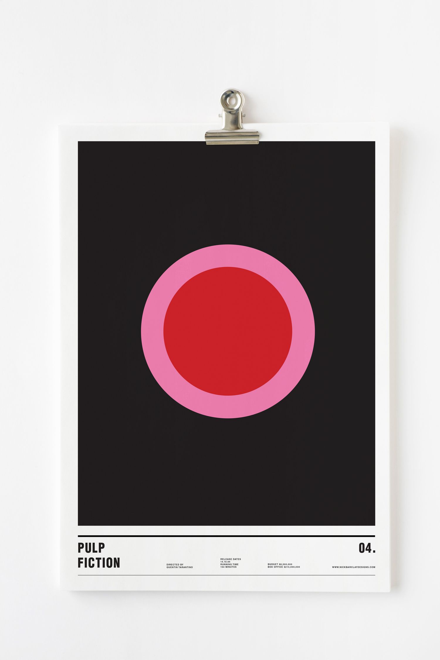 pulp fiction minimalism