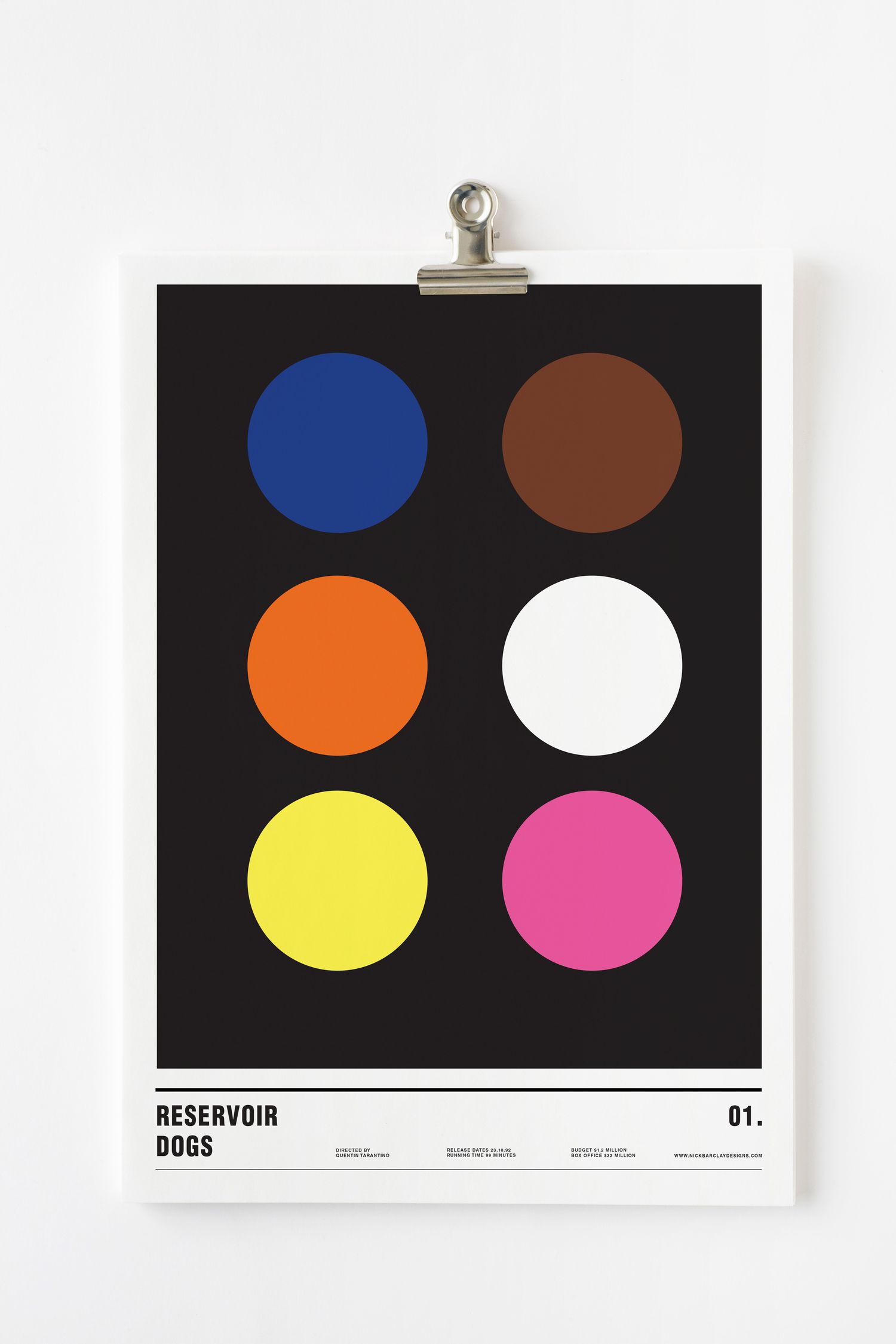 reservoir dogs minimalism