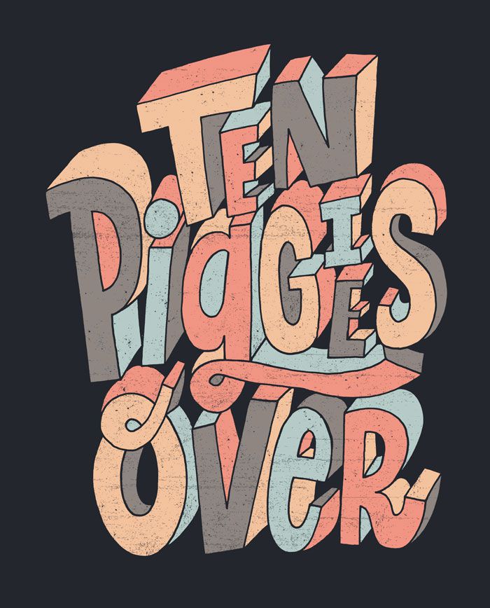 TYPOGRAPHIC ILLUSTRATIONS big 8