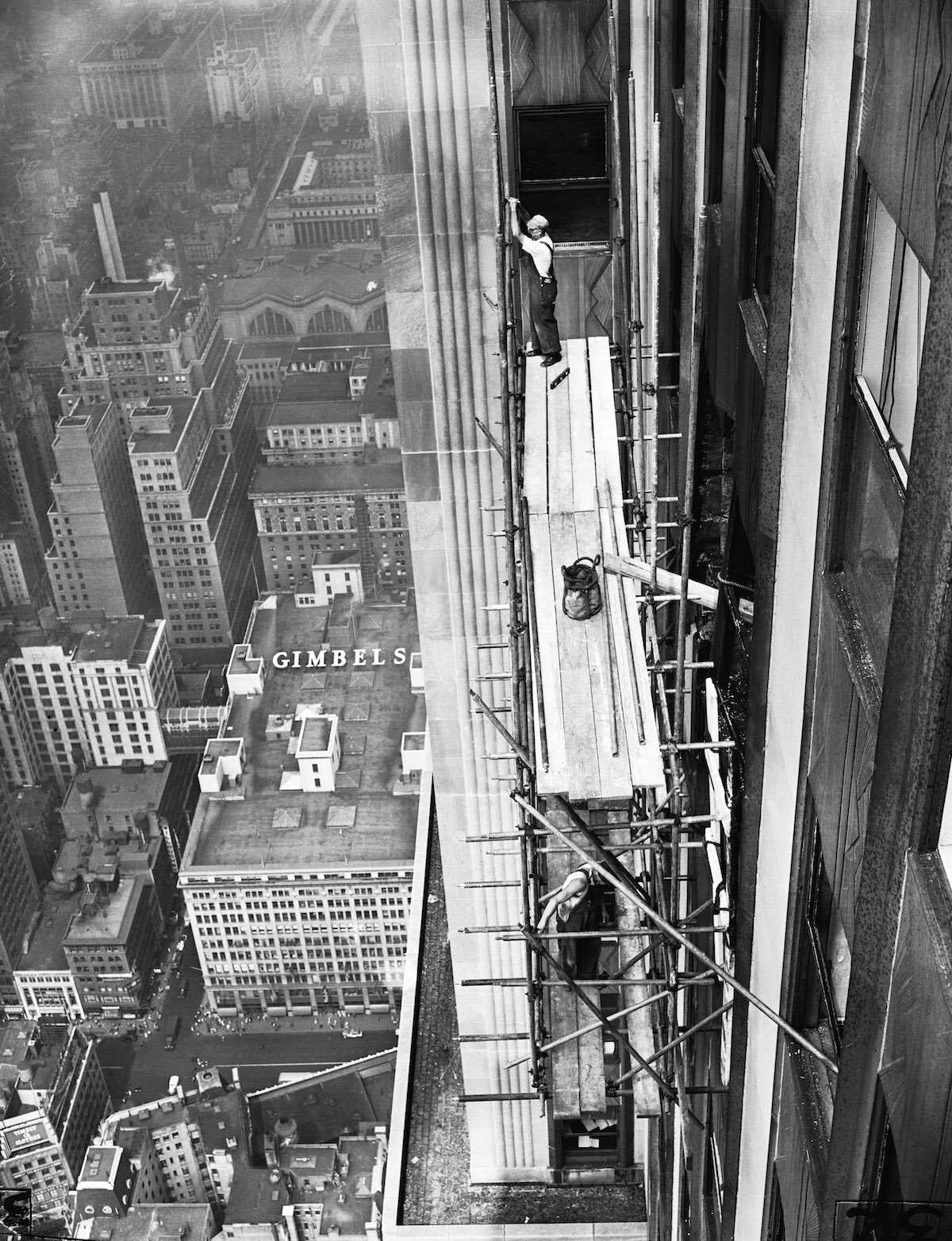Workmen Fixing Empire State Building