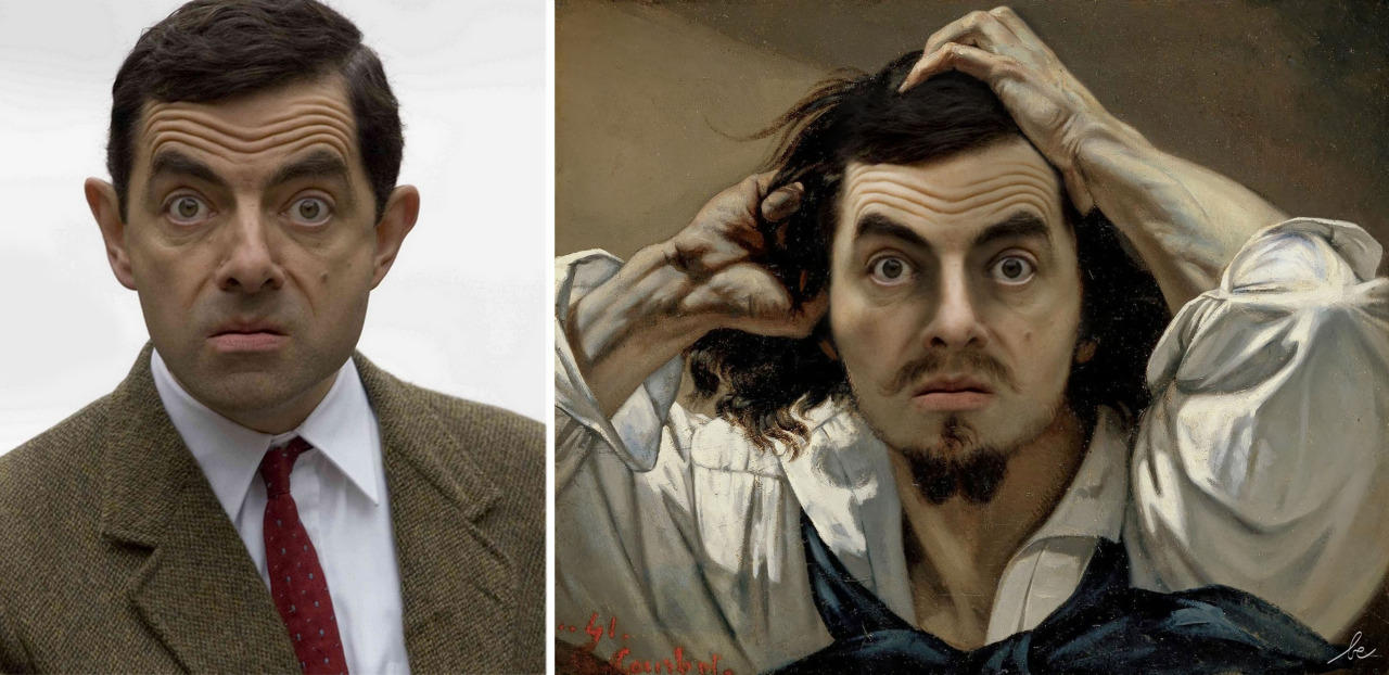celebrities in classics paintings 10