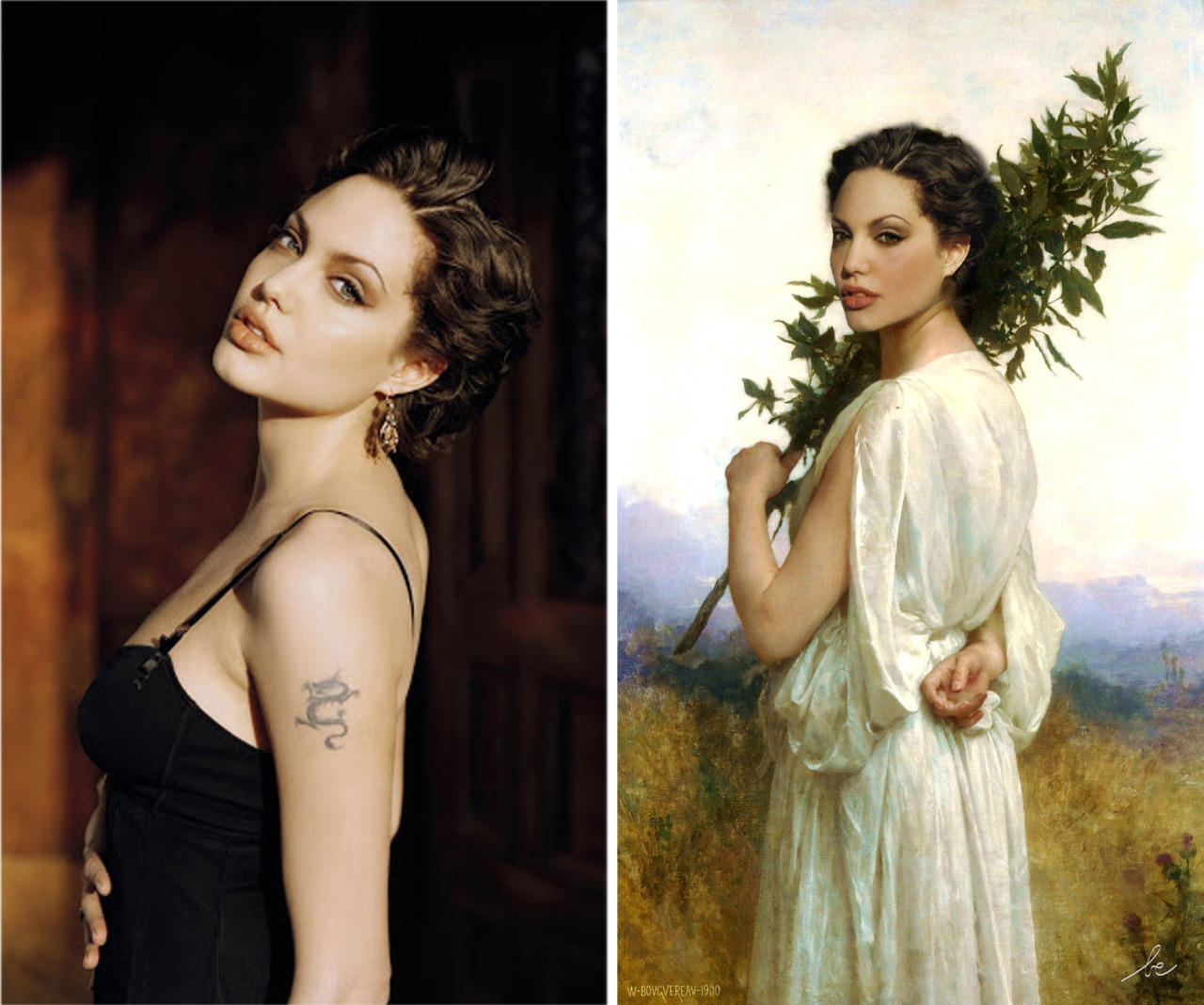 celebrities in classics paintings 11