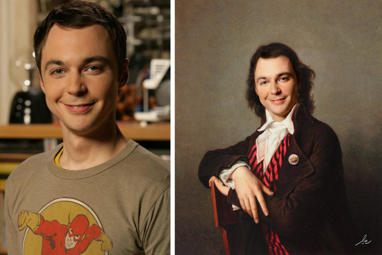 celebrities in classics paintings 2