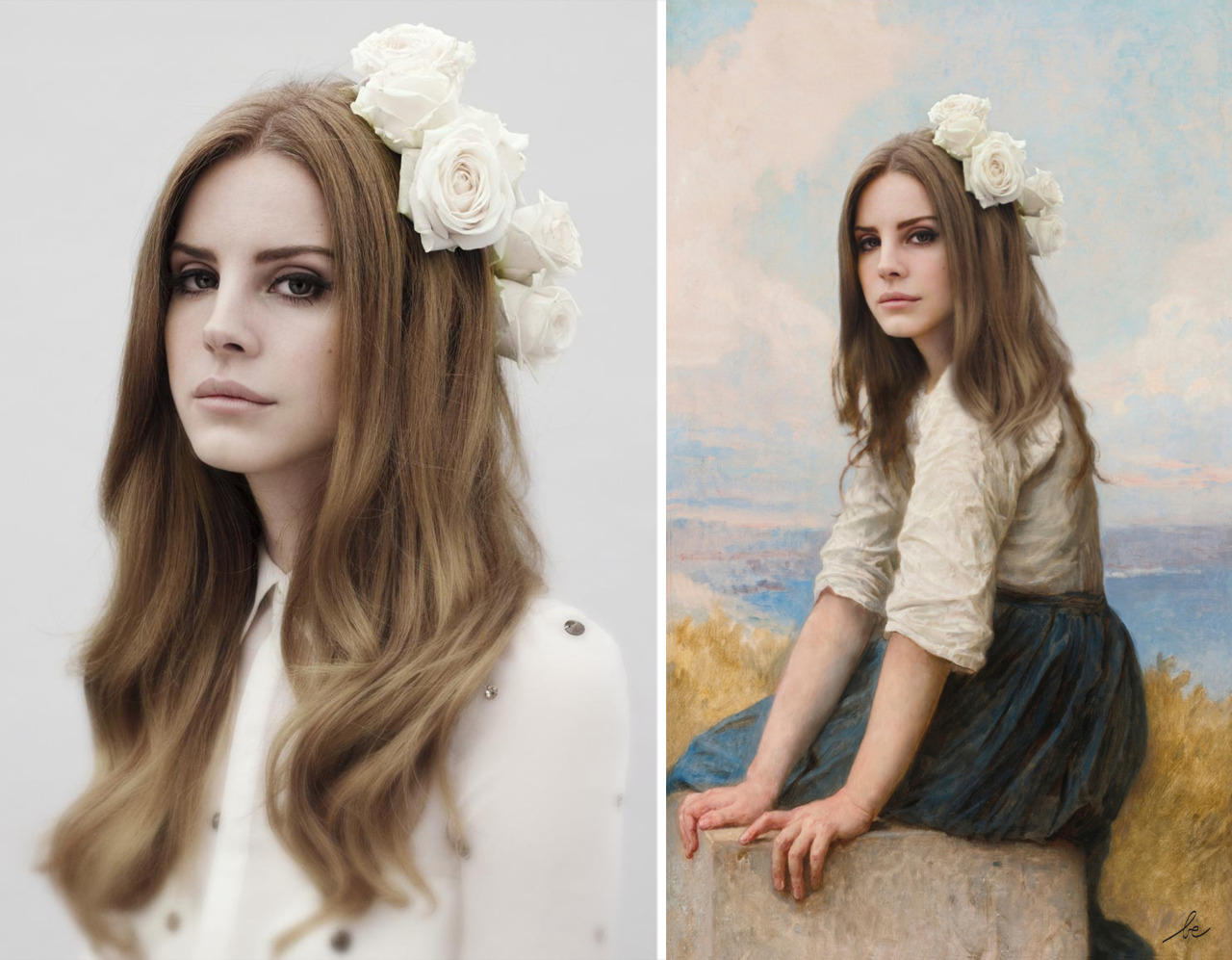 celebrities in classics paintings 3-2