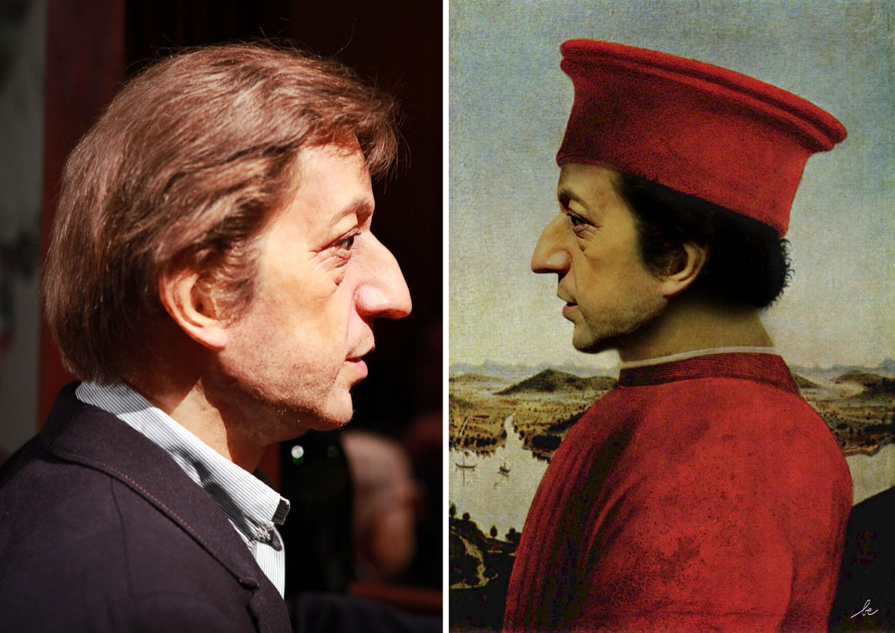 celebrities in classics paintings 7