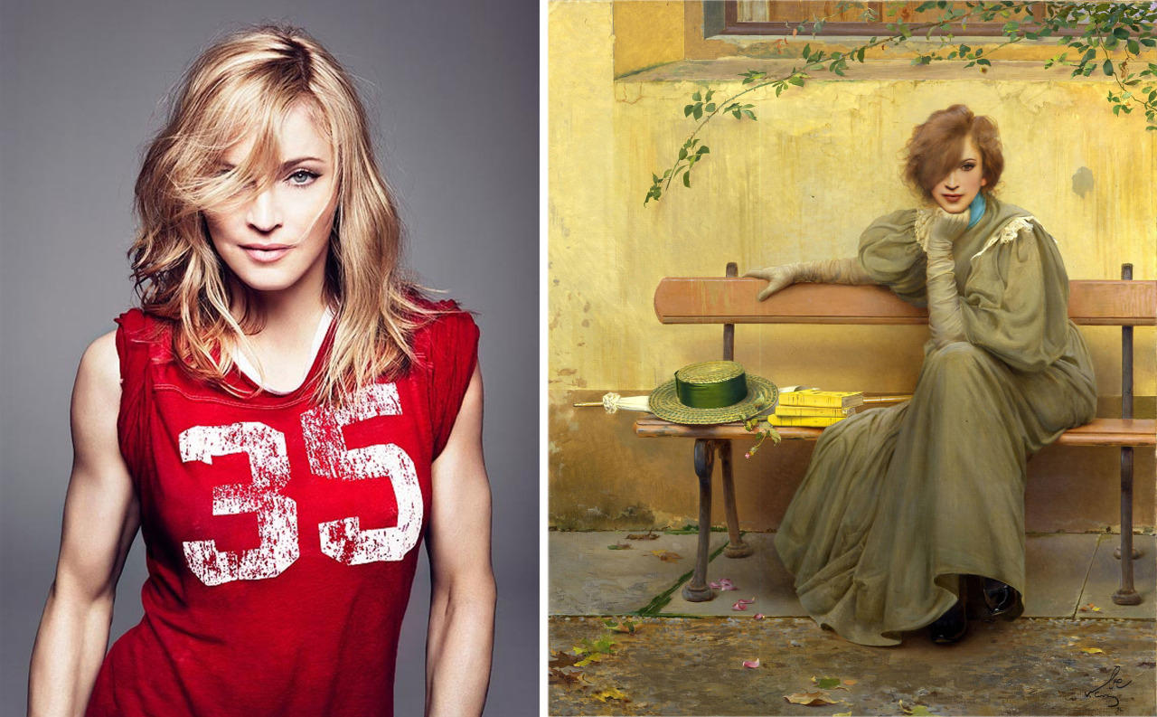 celebrities in classics paintings 9