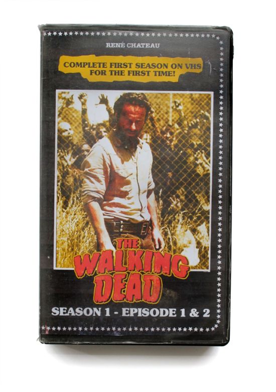 the walking dead vhs oldskull