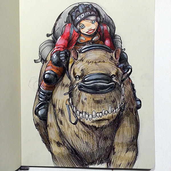 Norio Fujikawa illustration 3