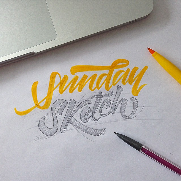 david milan lettering 12