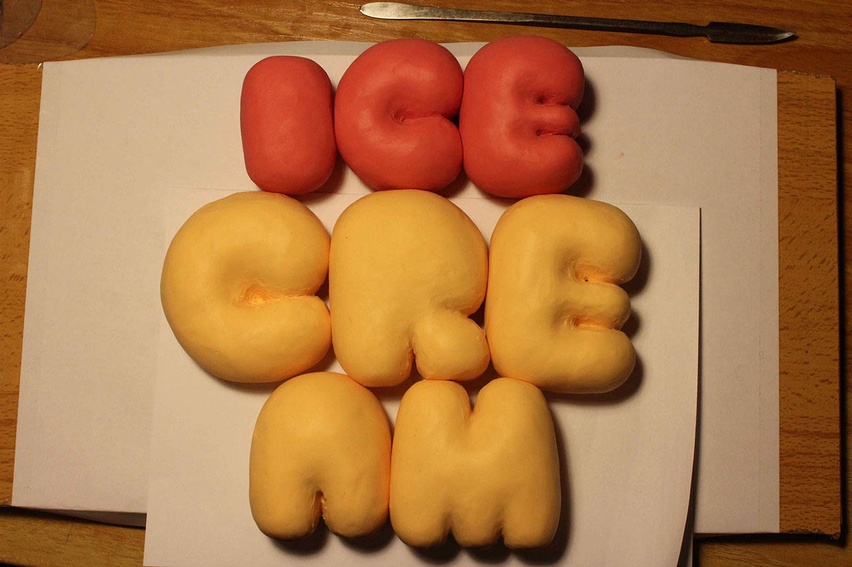 food lettering 5
