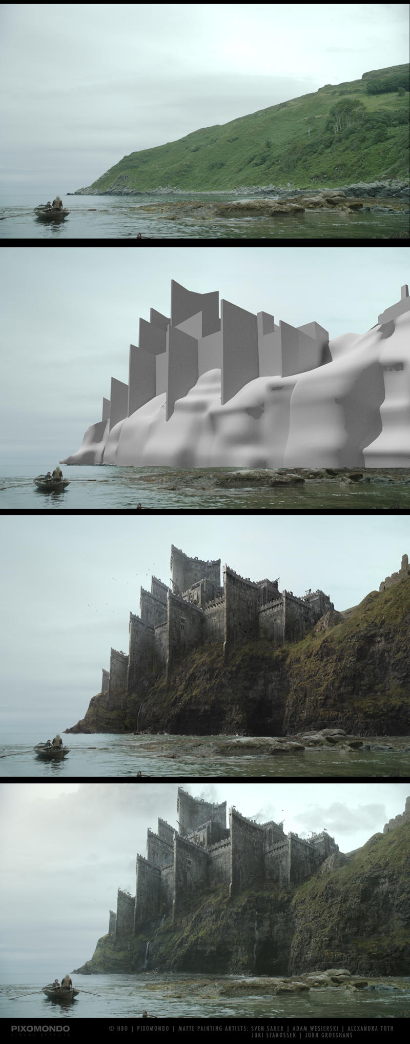 matte painting juego de tronos 2