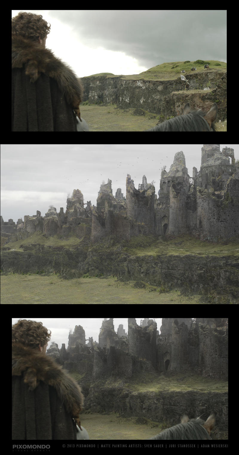 matte painting juego de tronos 5