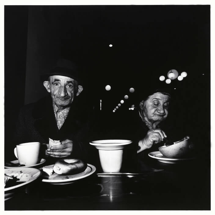 USA. New York City. 1973. The Cafeteria.
