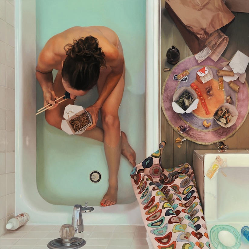 food women and hyperrealistic painting 1
