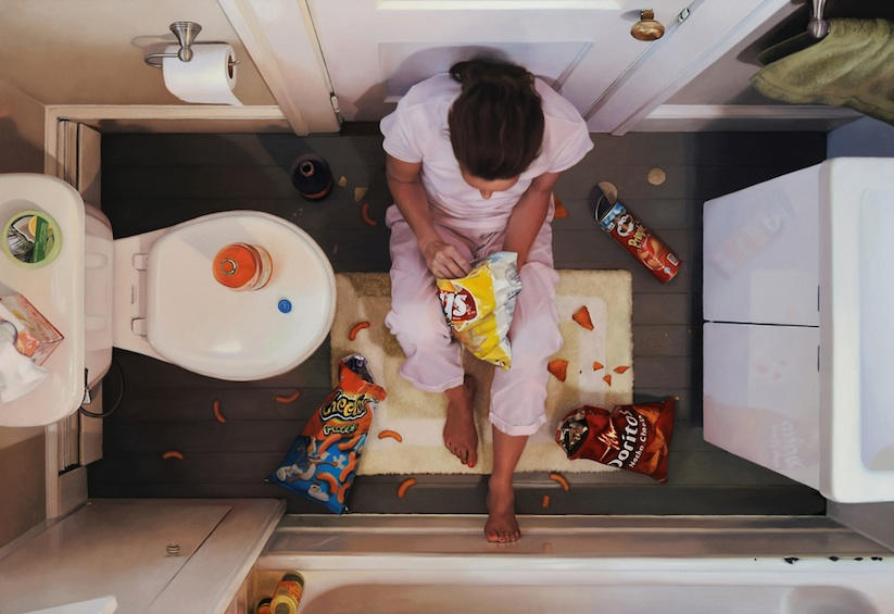 food women and hyperrealistic painting 2-1
