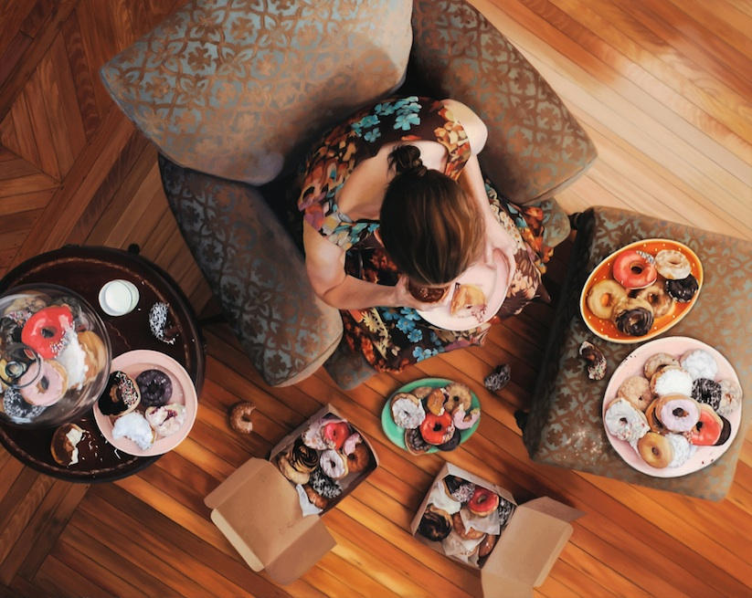food women and hyperrealistic painting 4