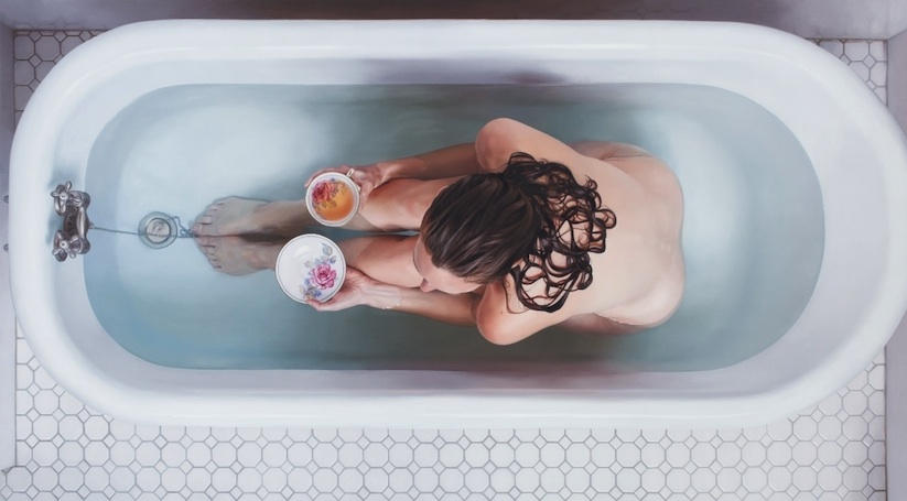 food women and hyperrealistic painting 6