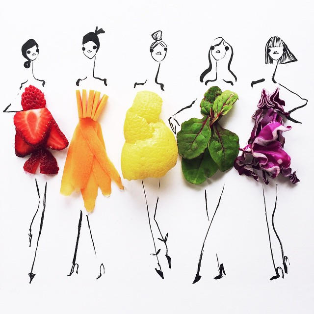 27Gretchen Roehrs fashion food illustration 5