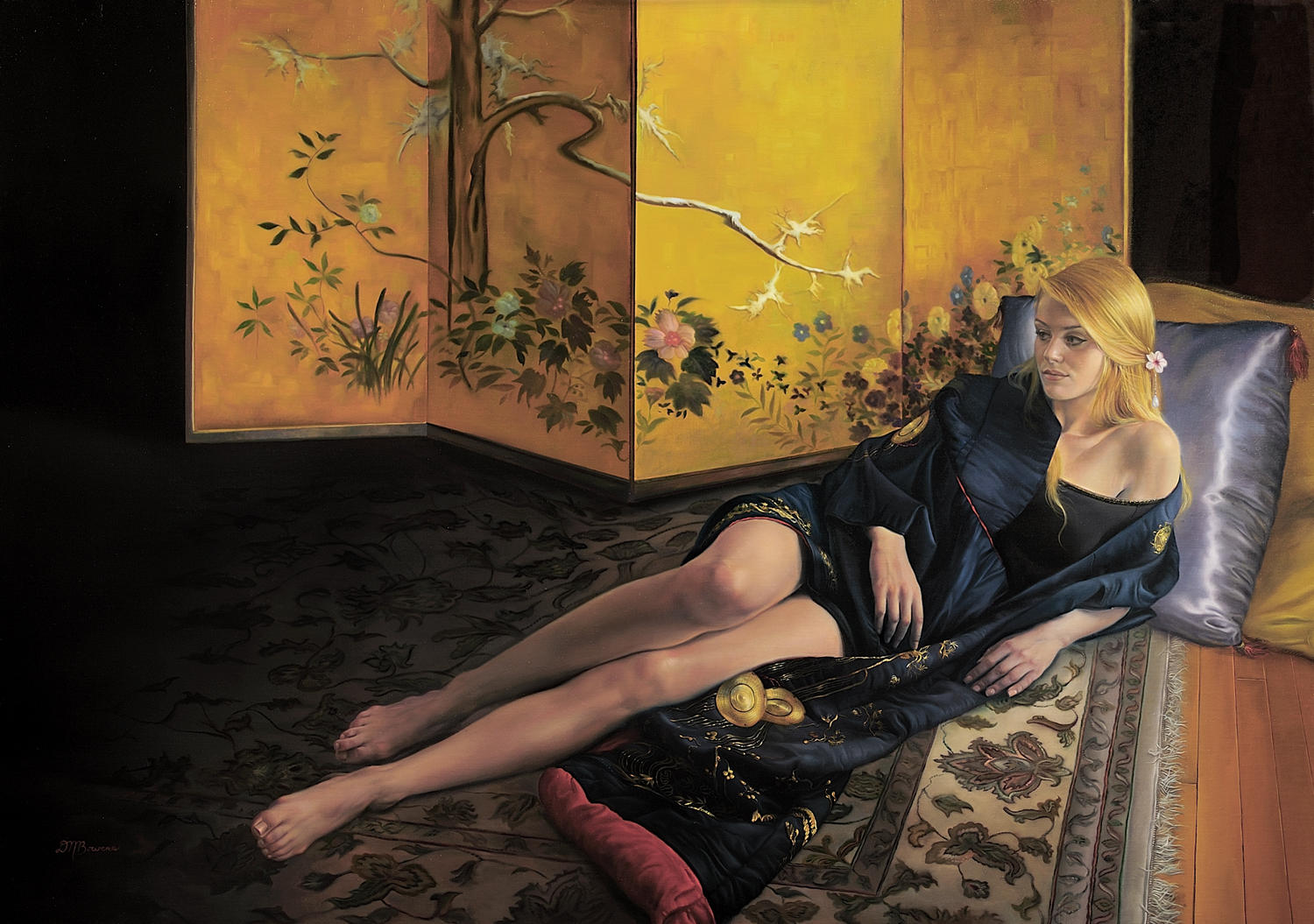 David Bowers painting oldskull 3