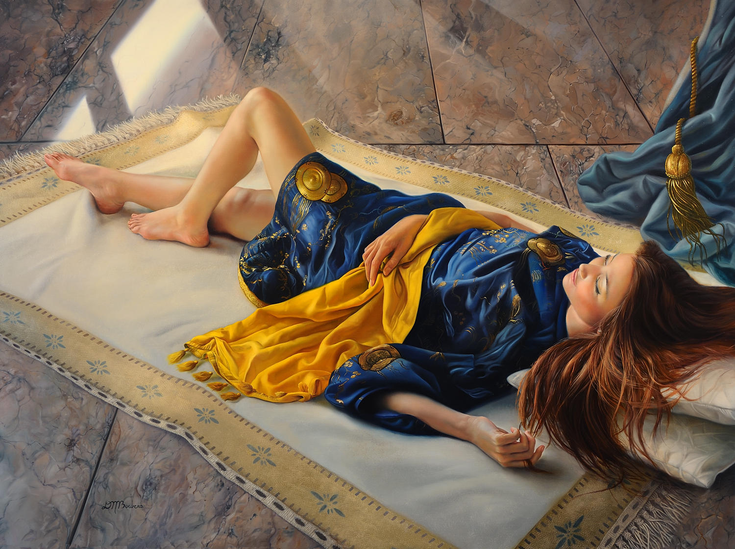 David Bowers painting oldskull 5