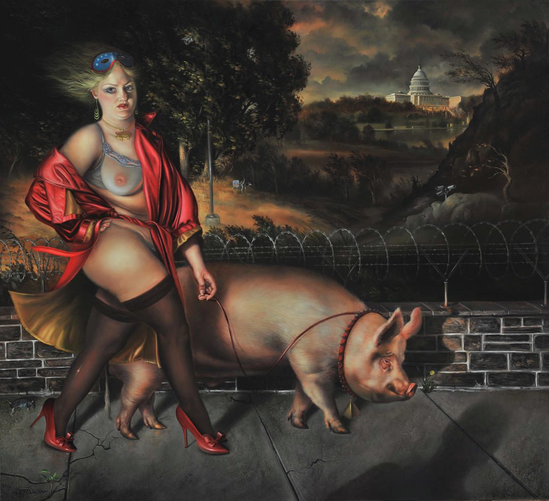David Bowers painting oldskull 6