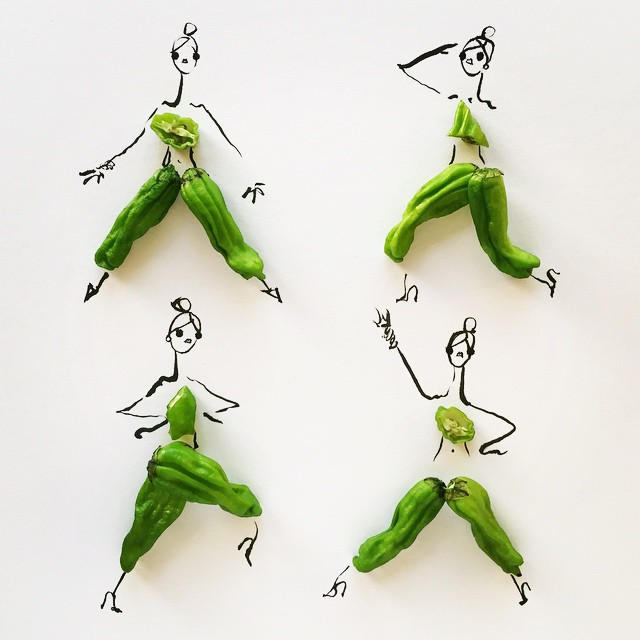 Gretchen Roehrs fashion food illustration 3