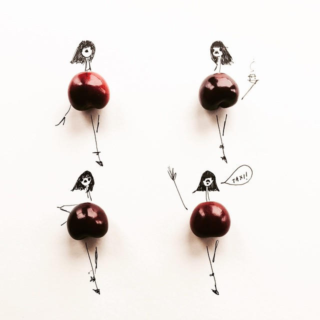 Gretchen Roehrs fashion food illustration 5