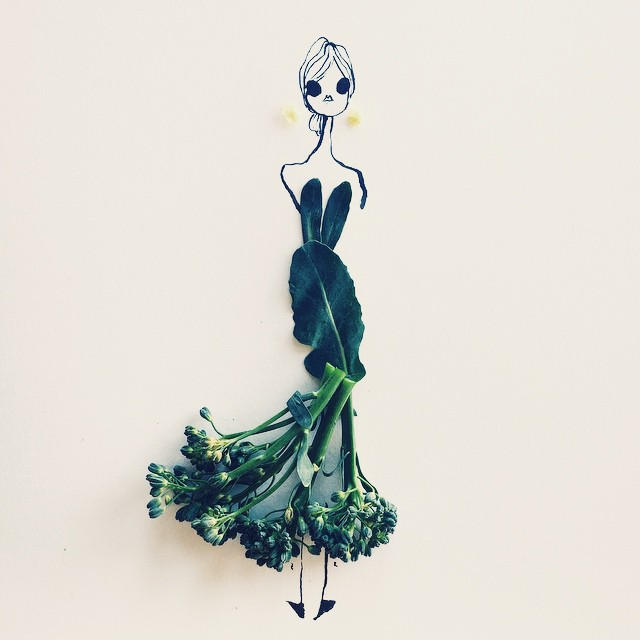 Gretchen Roehrs fashion food illustration 8