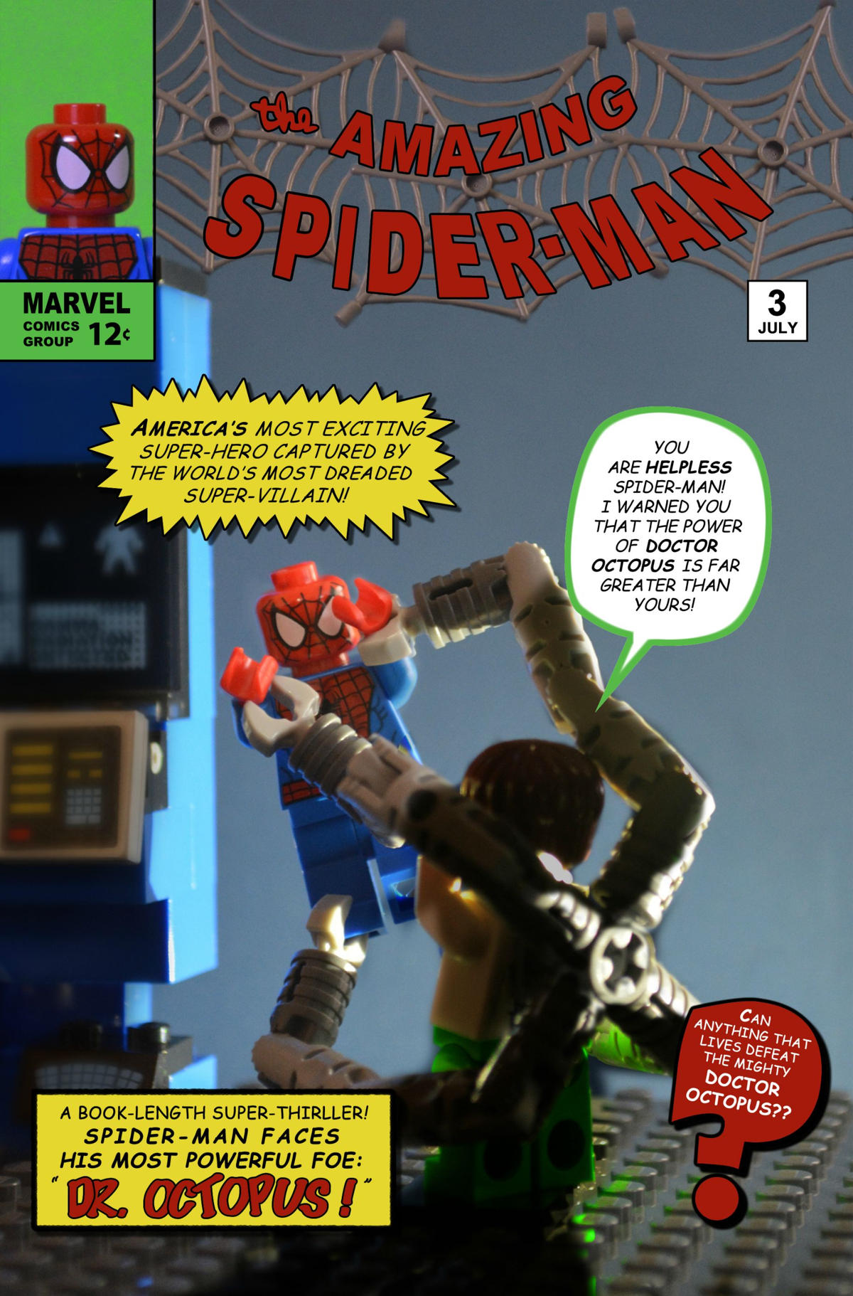 amazing spiderman 3 comic lego oldskull
