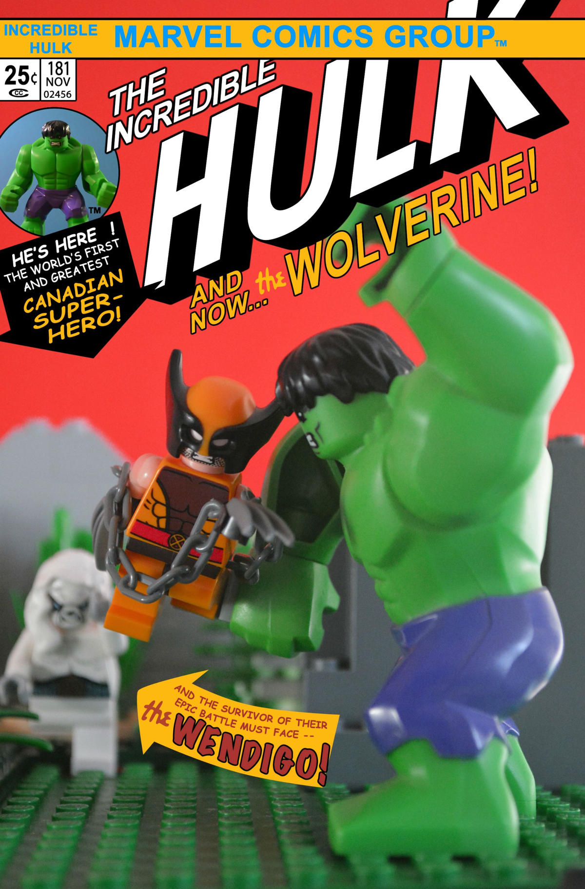 hulk 181 comic lego