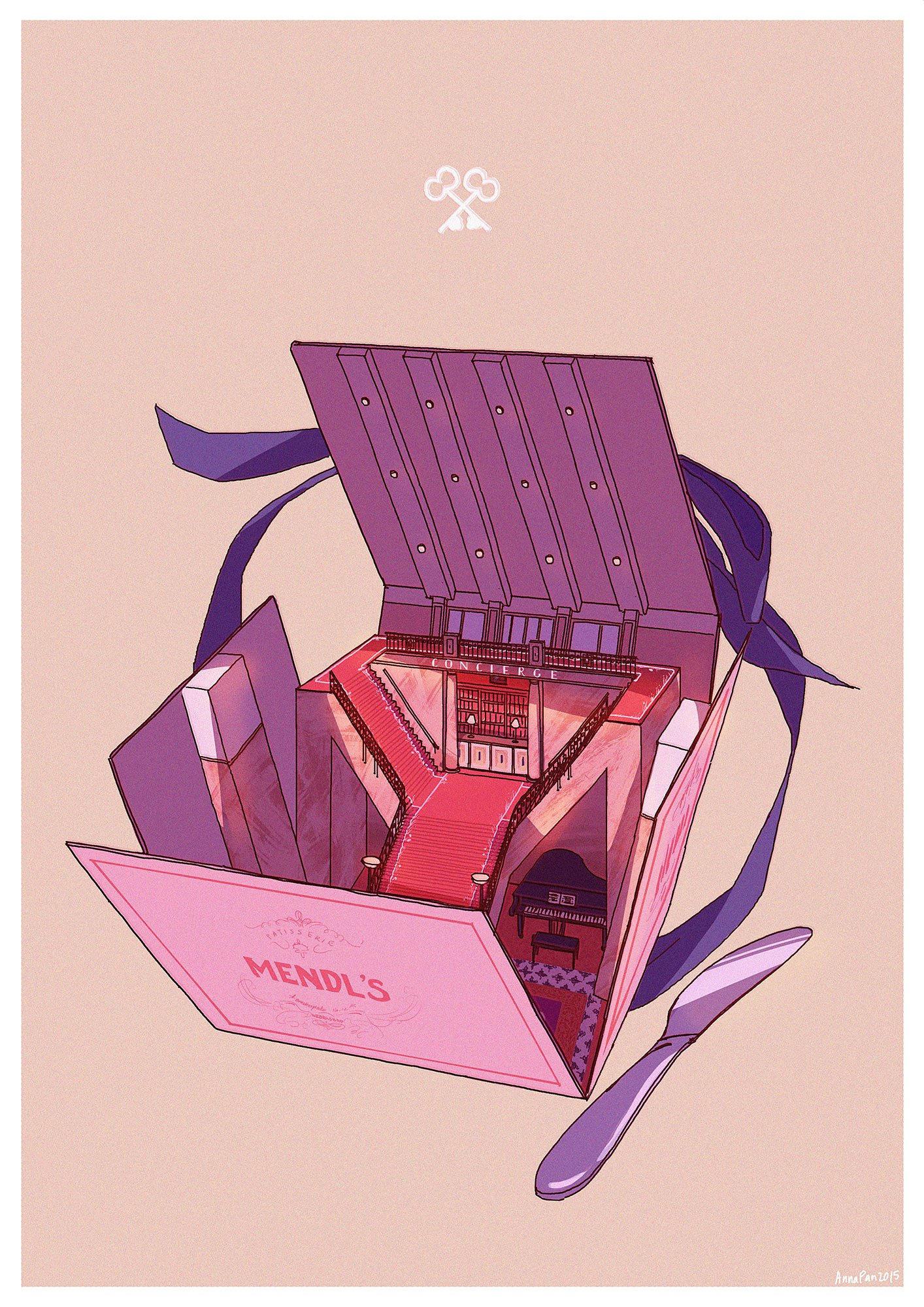 wes anderson fan art illustration oldskull 8
