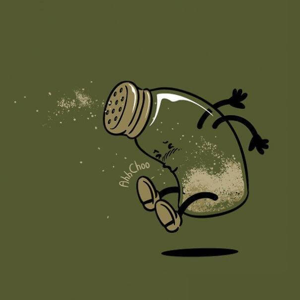 food and drink life illustration oldskull 12