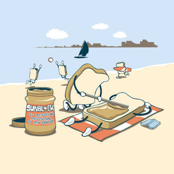 food and drink life illustration oldskull 6