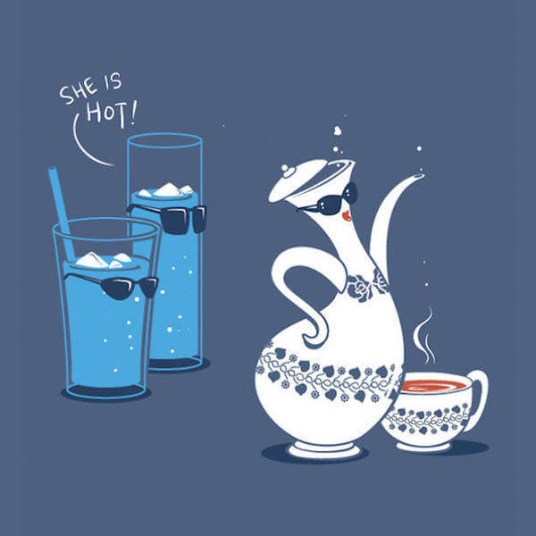 food and drink life illustration oldskull 7