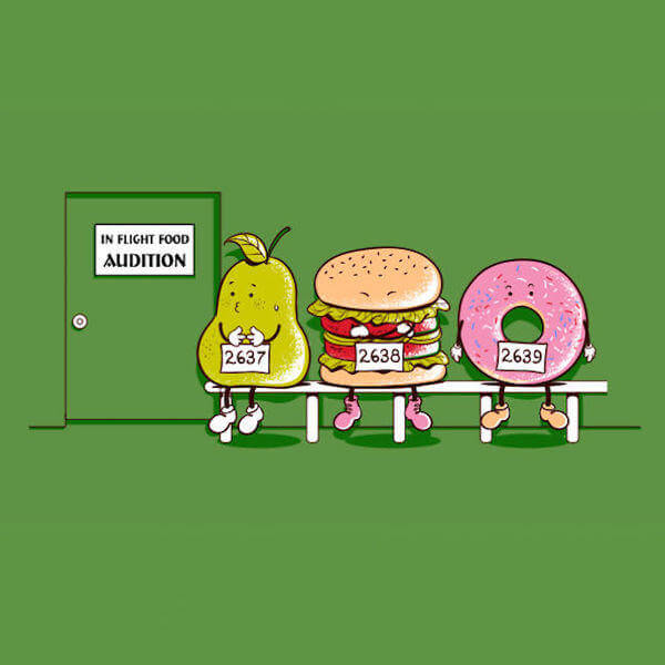 food and drink life illustration oldskull 8