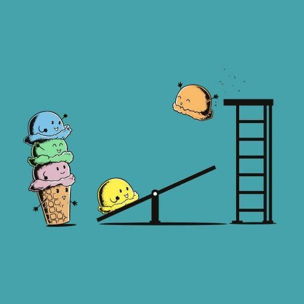 food and drink life illustration oldskull 9
