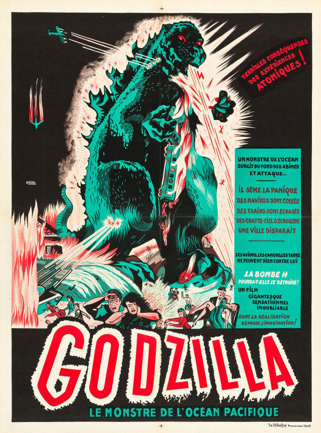 Godzilla rare awesome posterts oldskull 7