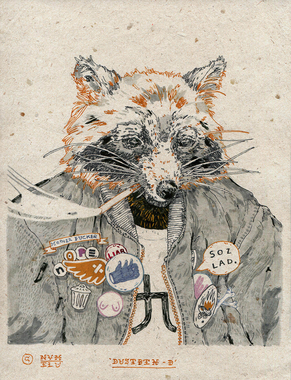 Michael Howard illustration oldskull 11