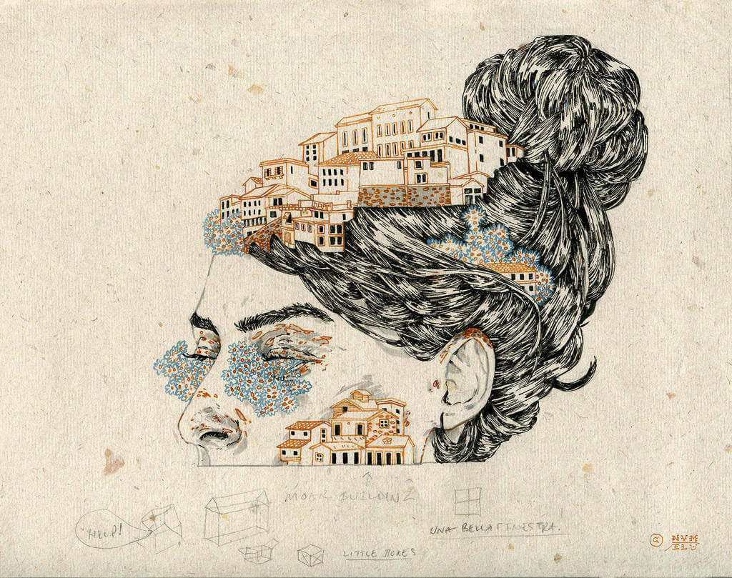 Michael Howard illustration oldskull 2