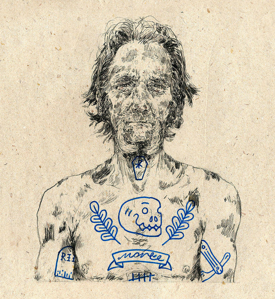 Michael Howard illustration oldskull 4