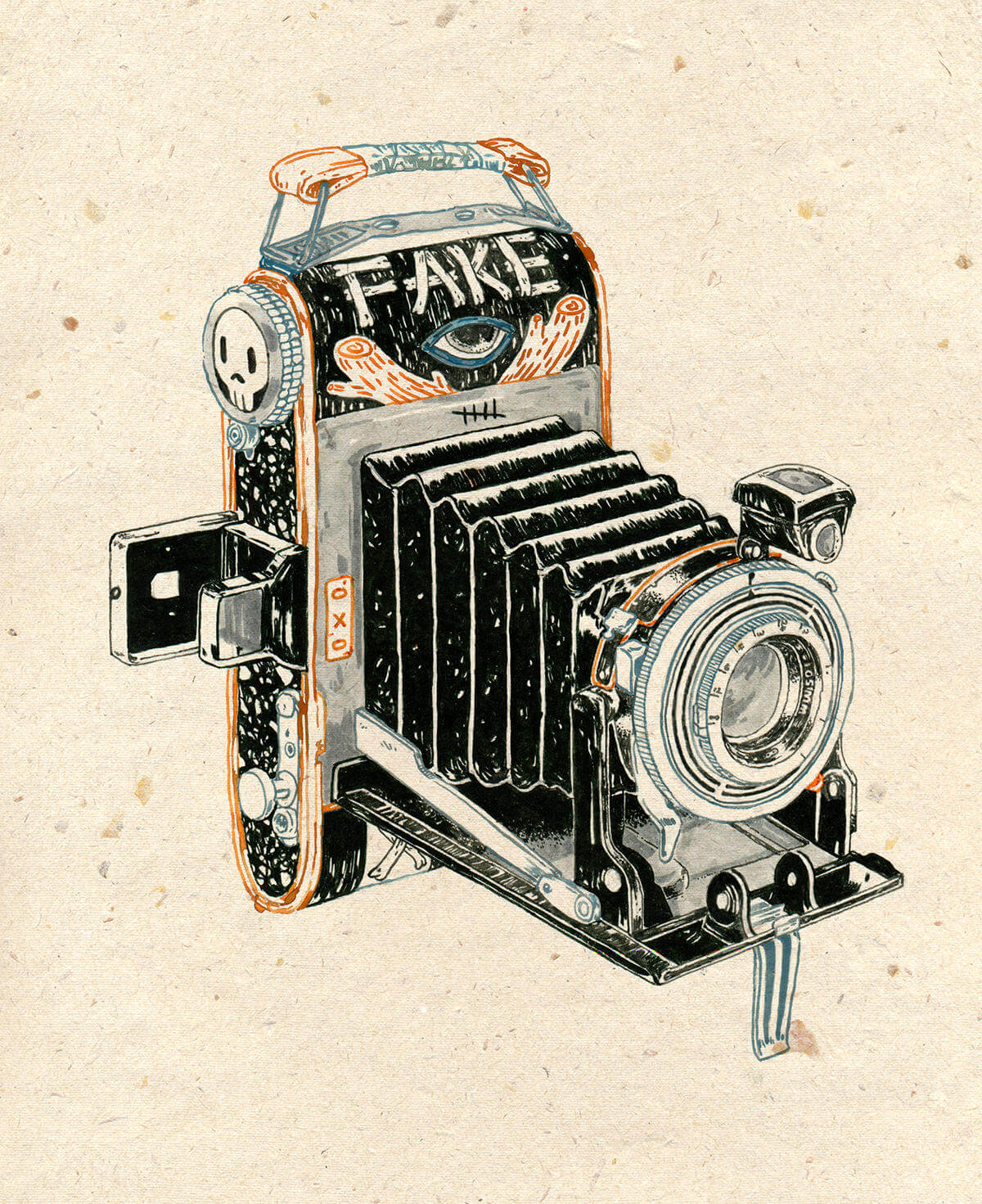 Michael Howard illustration oldskull 8