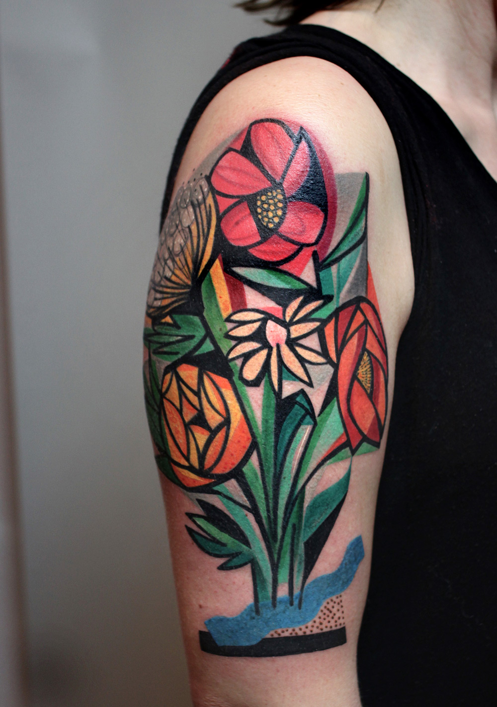 New Cubist Tattoos by Peter Aurisch(6)