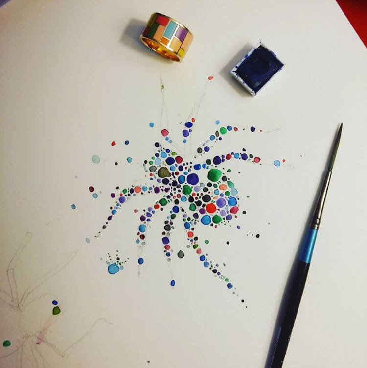 Ana Enshina arte a puntos oldskull 11