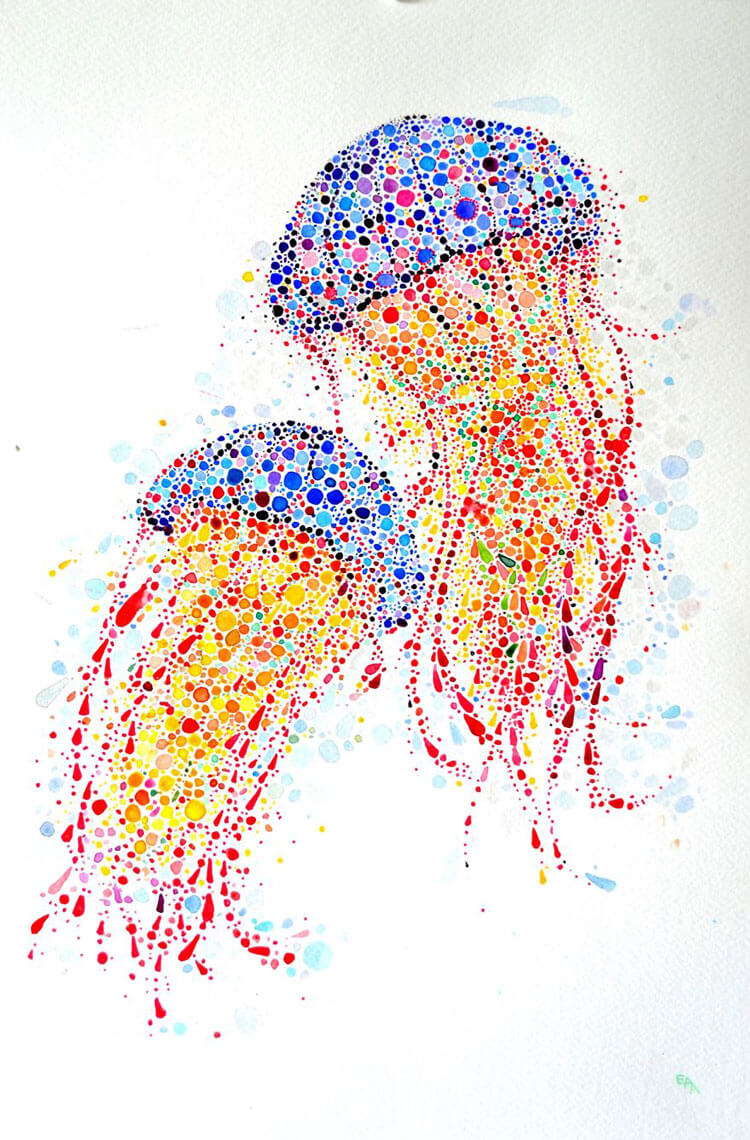 Ana Enshina arte a puntos oldskull 4