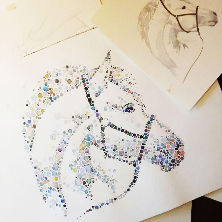 Ana Enshina arte a puntos oldskull 6