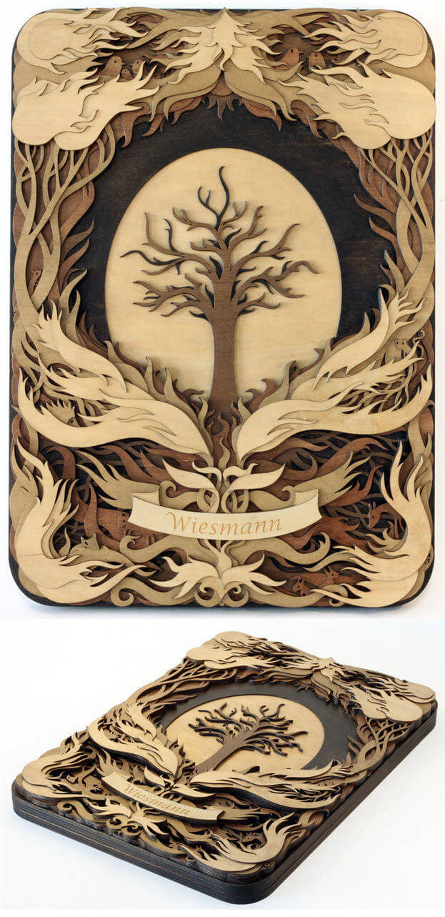 Splendid Wood Cutout Sculptures by Martin Tomsky (8)