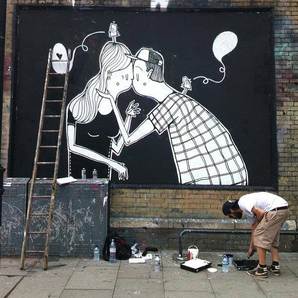 Street art bisous - 05