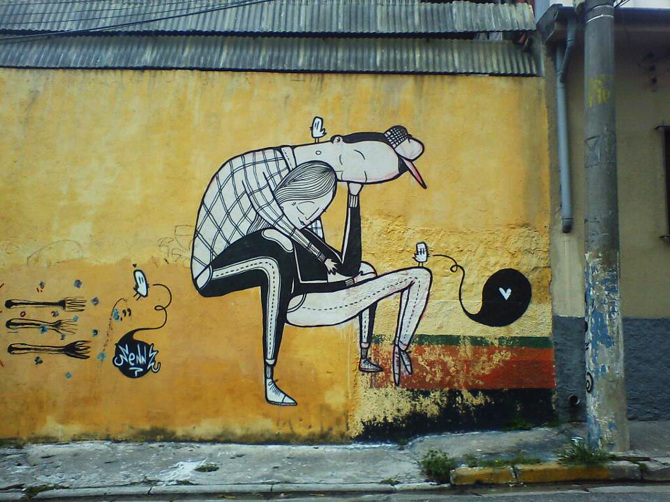 Street art bisous - 09