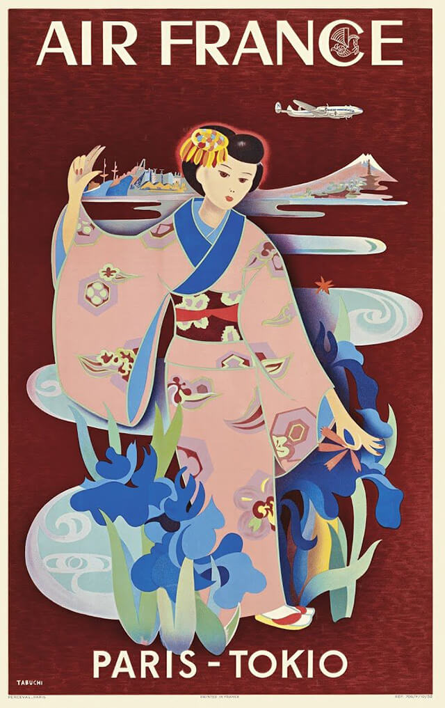 The Golden Age of Air Travel Beautiful Vintage Airline Posters - 04