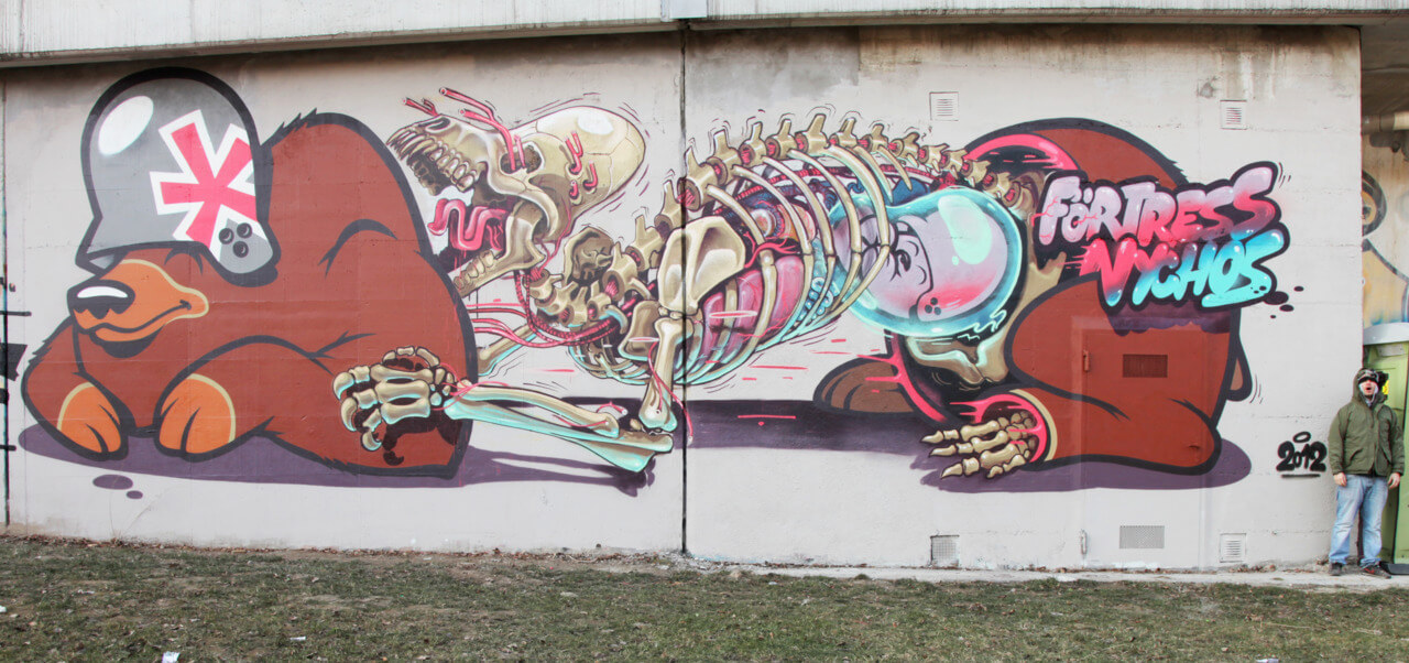 nychos street art illustration 10